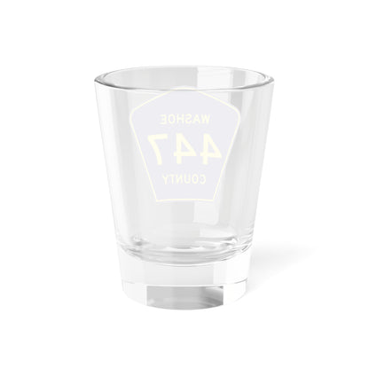 Washoe County Route 447 NV (Nevada) (Road Sign) Shot Glass 1.5oz
