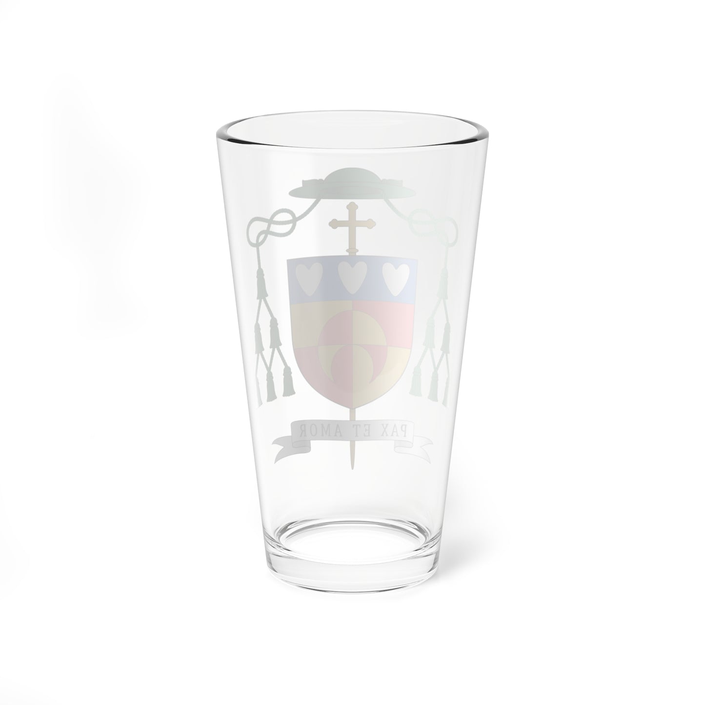 Escudo de Francisco González Valer (Spain) (Coat of Arms) Pint Glass 16oz