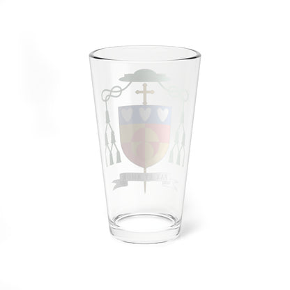Escudo de Francisco González Valer (Spain) (Coat of Arms) Pint Glass 16oz