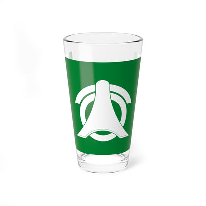 Flag of Nishiokoppe Hokkaido (Japan) Pint Glass 16oz
