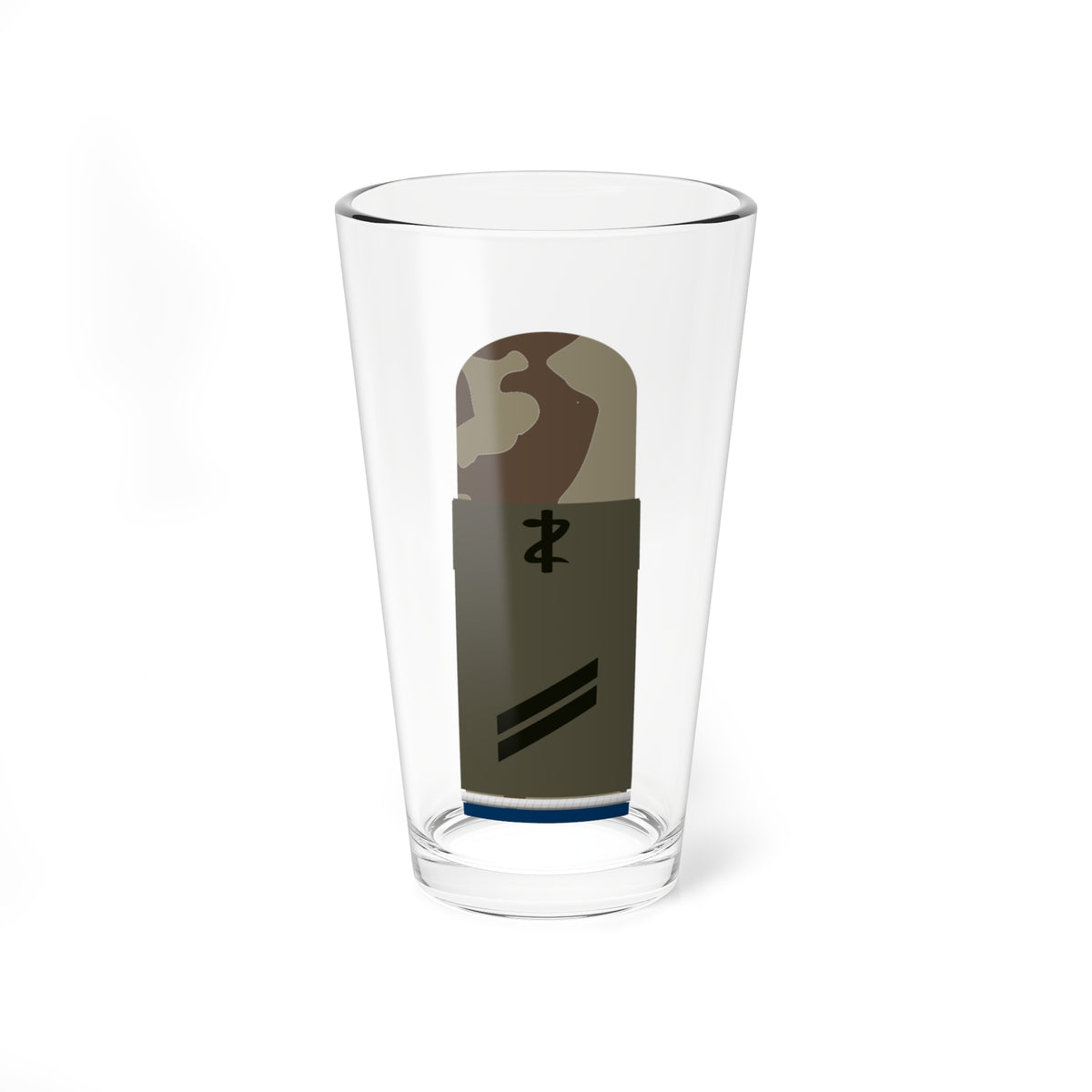 HA OS3 13c Obergefreiter SanOA ZM L (Military Rank) Pint Glass 16oz