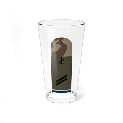 HA OS3 13c Obergefreiter SanOA ZM L (Military Rank) Pint Glass 16oz