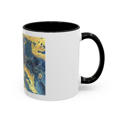 Arctic Ocean Floor (1971) (Map) Accent Coffee Mug