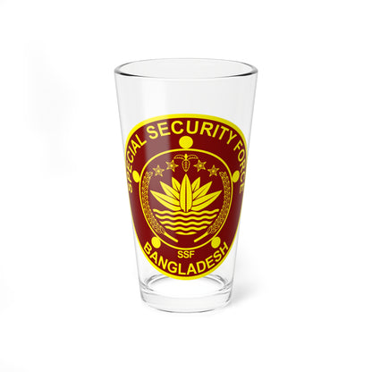 Insignia of the Special Security Force (Bangladesh) (Coat of Arms) Pint Glass 16oz