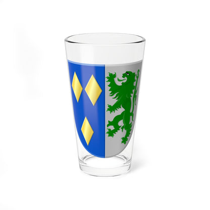 De Panne wapen (Belgium) (Coat of Arms) Pint Glass 16oz