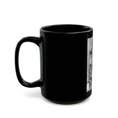 Julie Ege #124 (Vintage Female Icon) Black Coffee Mug-Go Mug Yourself