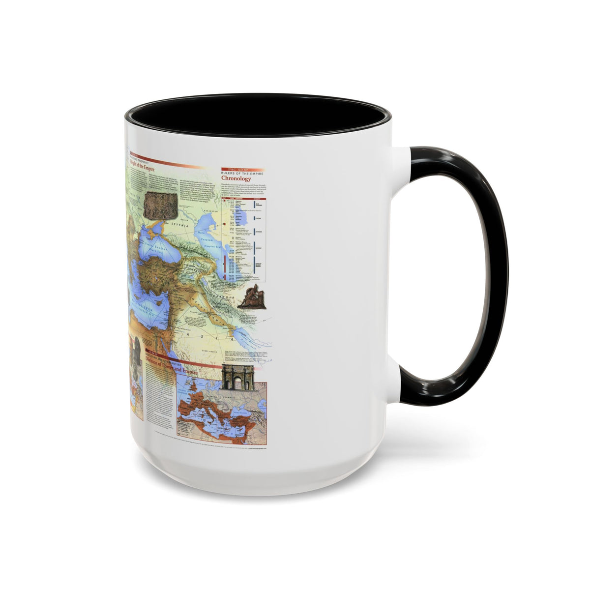 Roman Empire (1997) (Map) Accent Coffee Mug