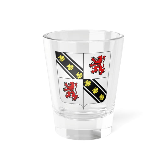 Héraldique Ville be Beyne-Heusay (Belgium) (Coat of Arms) Shot Glass 1.5oz