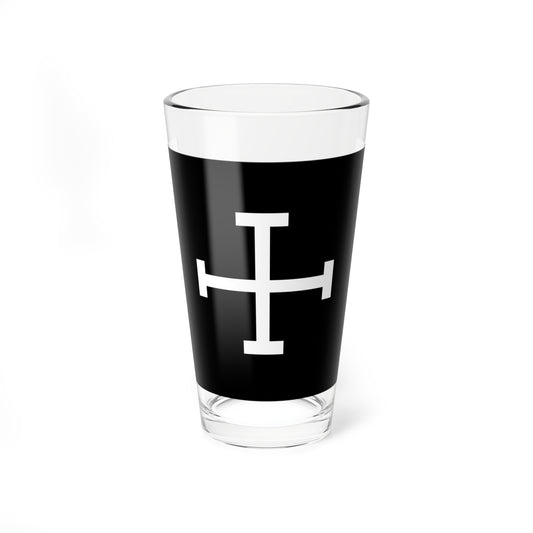 Flag of the Puerto Rican Nationalist Party (United States) Pint Glass 16oz
