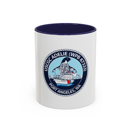 USCGC Adelie (U.S. Coast Guard) Accent Coffee Mug