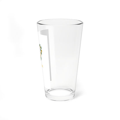 Flag of Bocfolde vertical (Hungary) Pint Glass 16oz