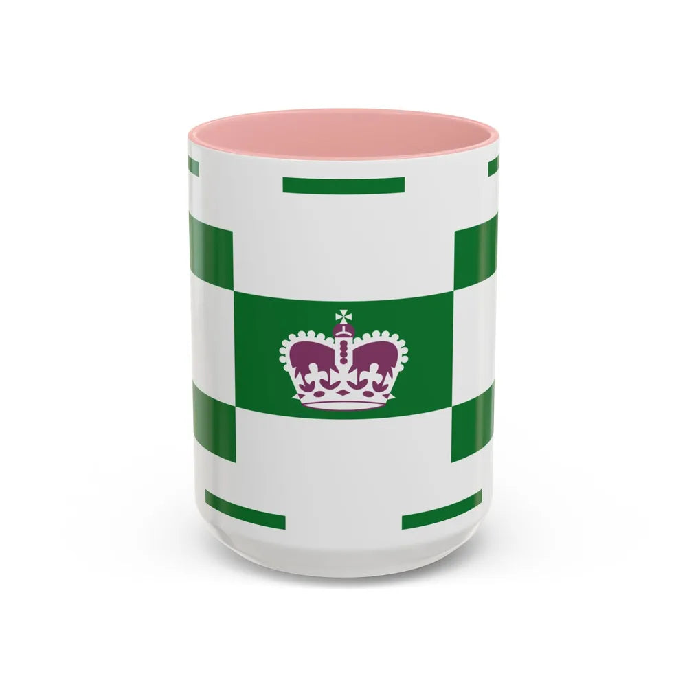 Flag of Charlottetown Canada - Accent Coffee Mug-15oz-Pink-Go Mug Yourself