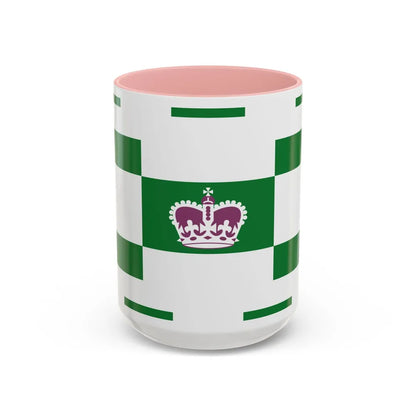 Flag of Charlottetown Canada - Accent Coffee Mug-15oz-Pink-Go Mug Yourself