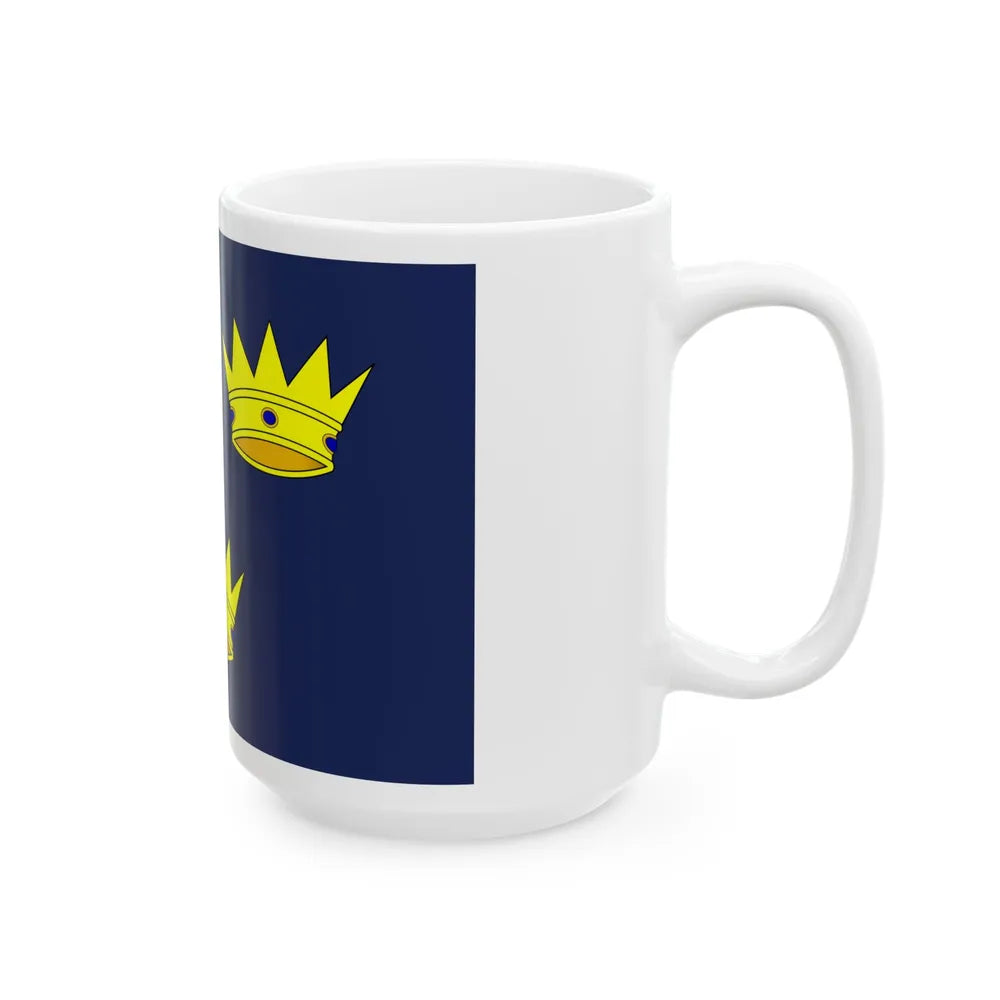 Flag of Munster Ireland - White Coffee Mug-Go Mug Yourself