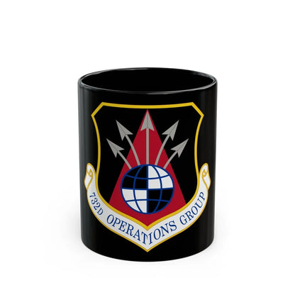 732 Operations Group AETC (U.S. Air Force) Black Coffee Mug-11oz-Go Mug Yourself