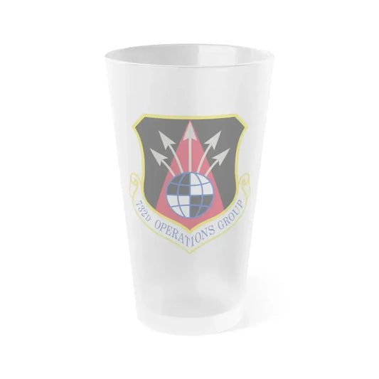 732 Operations Group AETC (U.S. Air Force) Frosted Pint Glass 16oz 16oz Frosted - Go Mug Yourself