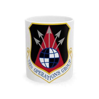 732 Operations Group AETC (U.S. Air Force) White Coffee Mug 11oz - Go Mug Yourself