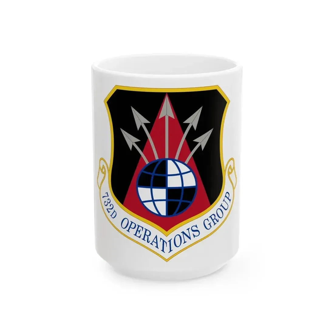 732 Operations Group AETC (U.S. Air Force) White Coffee Mug 15oz - Go Mug Yourself