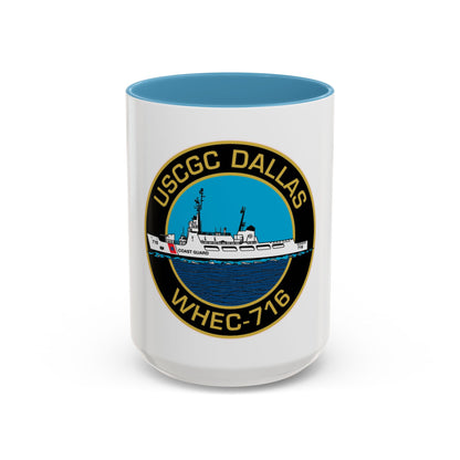 USCGC Dallas WHEC 716 2 (U.S. Coast Guard) Accent Coffee Mug