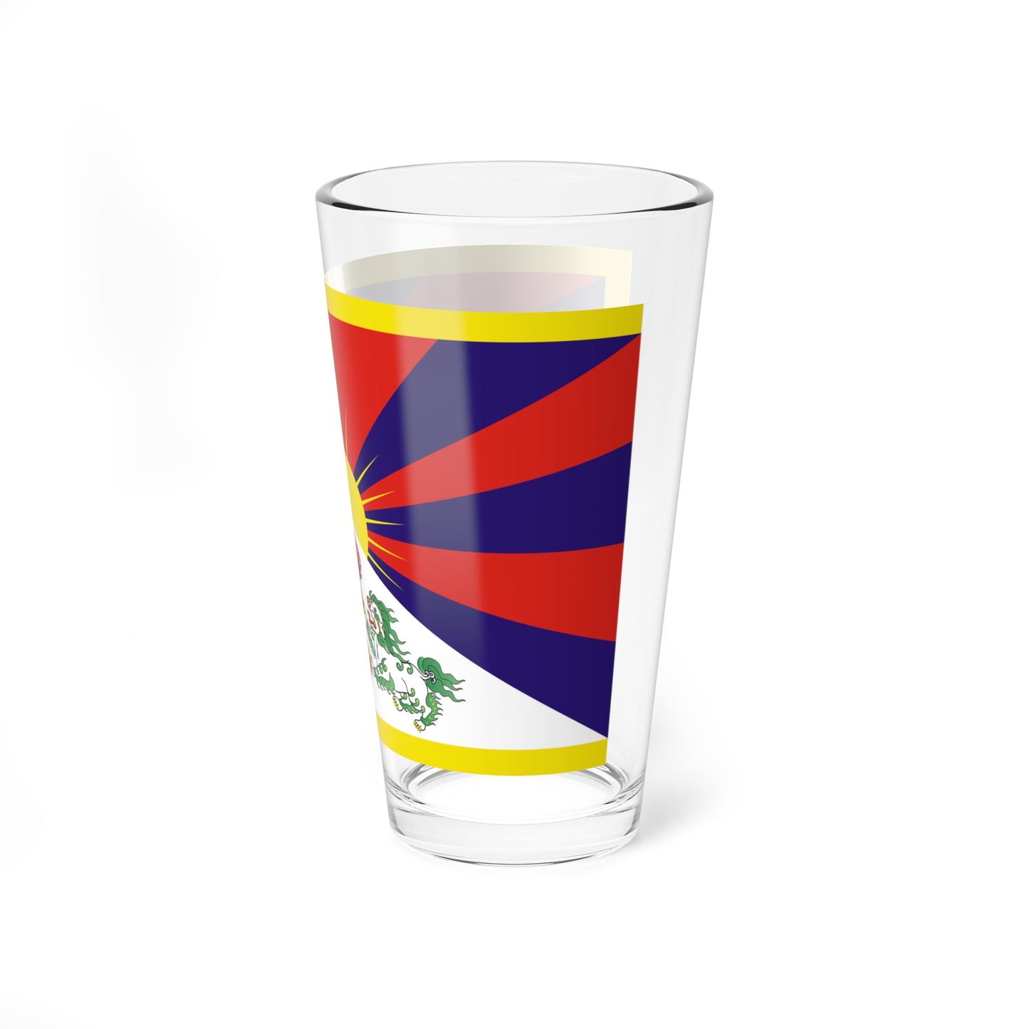 Flag of Tibet (China) Pint Glass 16oz