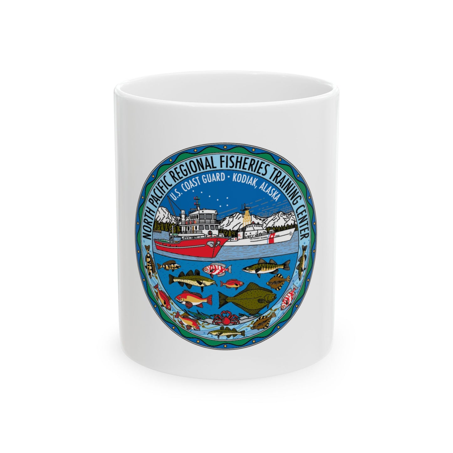 USCG NPRFTC Kodiak Alaska 2005 (U.S. Coast Guard) White Coffee Mug
