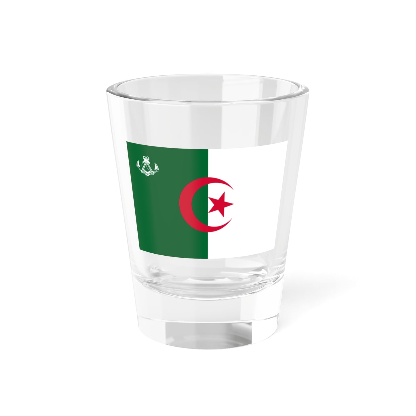 Naval Ensign of Algeria - Shot Glass 1.5oz