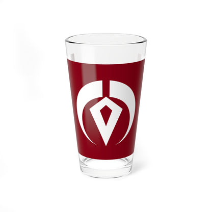 Flag of Kobuchisawa Yamanashi 1962-2006 (Japan) Pint Glass 16oz