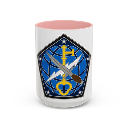 704 Military Intelligence Brigade (U.S. Army) Accent Coffee Mug