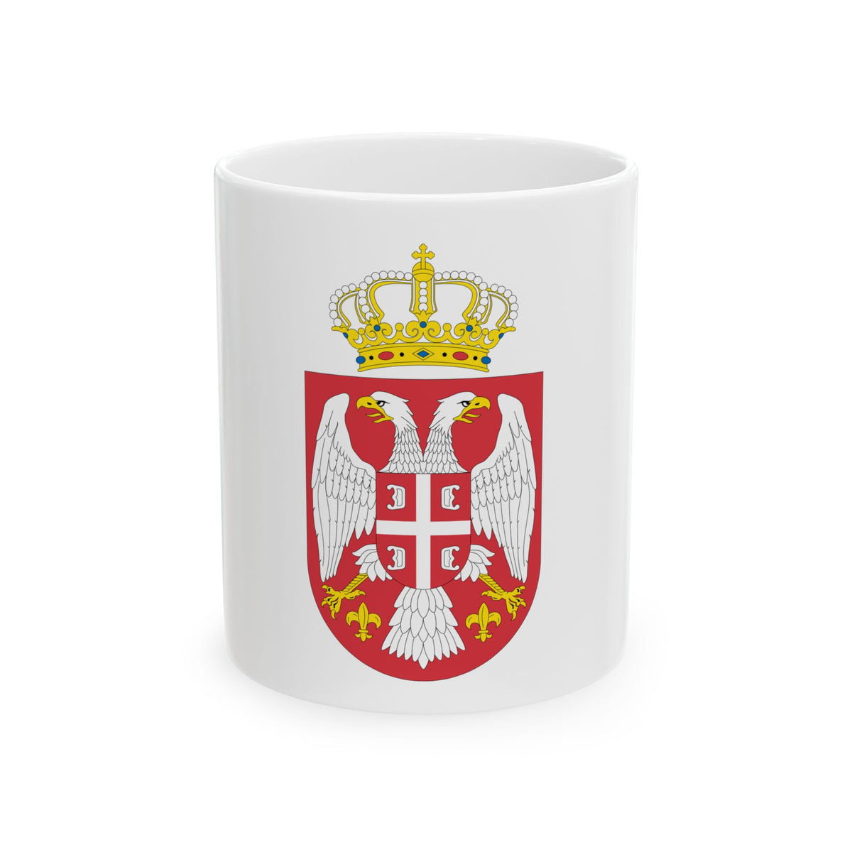Coat of arms of Serbia small (2004 - 2010) - White Coffee Mug