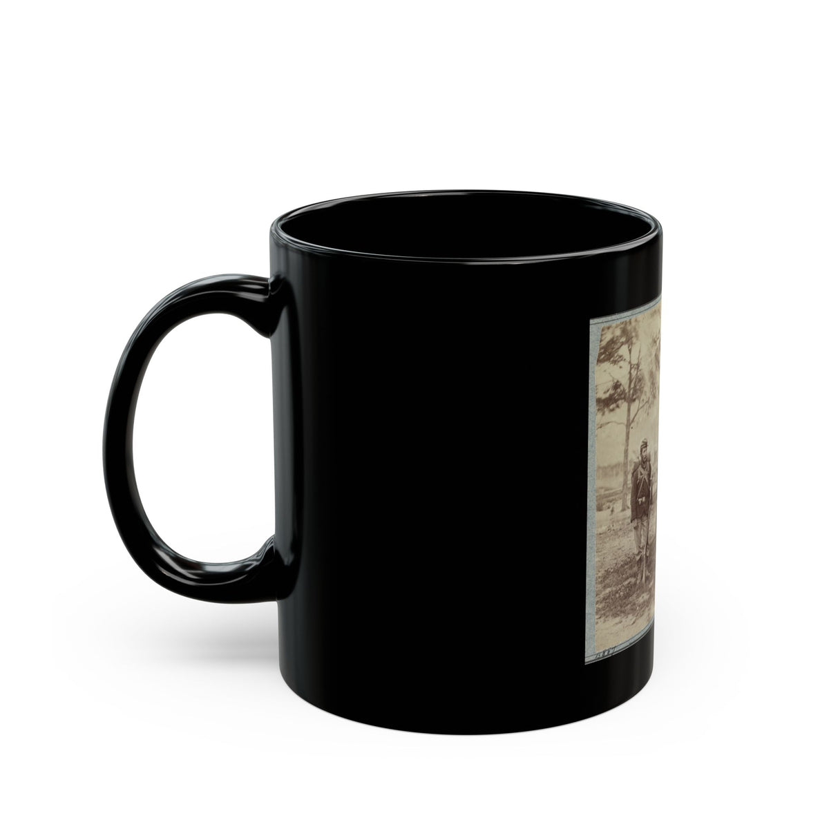 22d New York State Militia Near Harpers Ferry, Va., 1861 I.E.1862 017 (U.S. Civil War) Black Coffee Mug