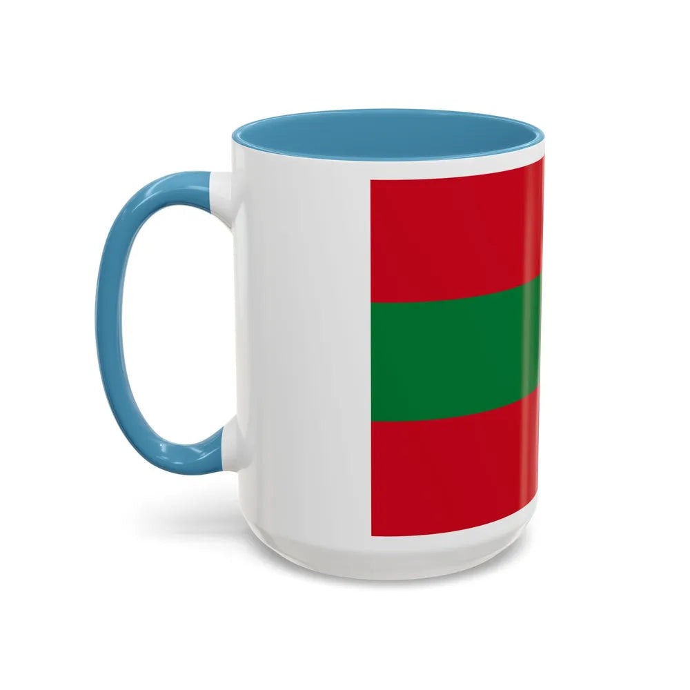 Flag of Ambato Ecuador - Accent Coffee Mug-Go Mug Yourself