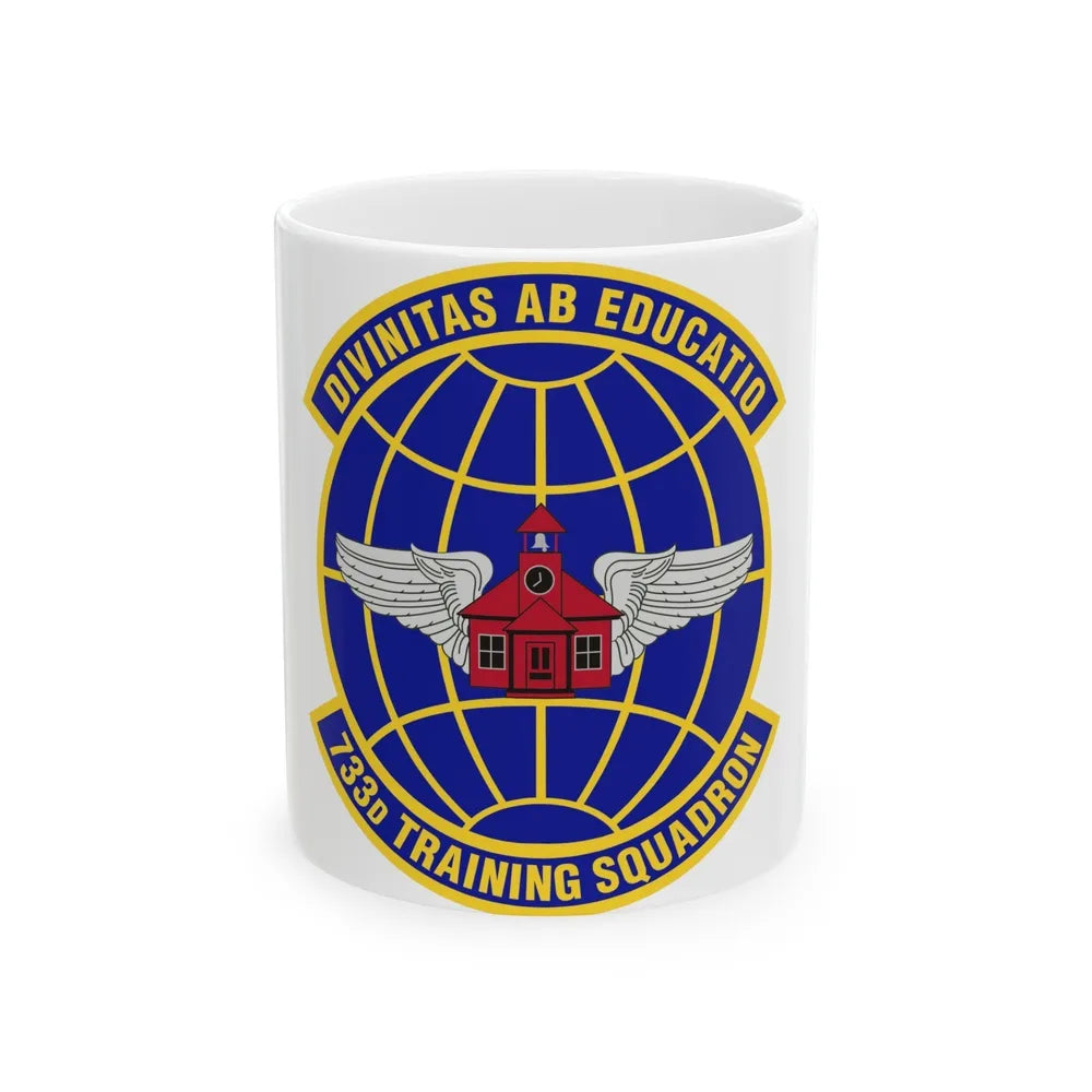 733 Training Squadron AFRC (U.S. Air Force) White Coffee Mug-11oz-Go Mug Yourself