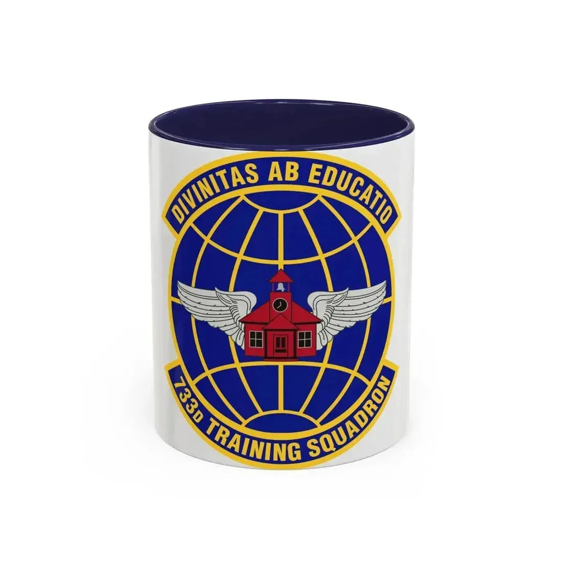 733 Training Squadron AFRC (U.S. Air Force) Accent Coffee Mug 11oz Navy - Go Mug Yourself