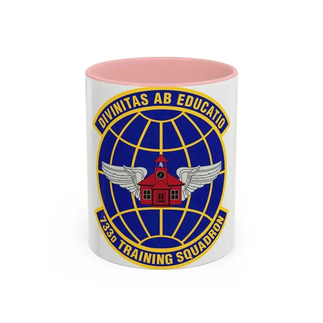 733 Training Squadron AFRC (U.S. Air Force) Accent Coffee Mug 11oz Pink - Go Mug Yourself