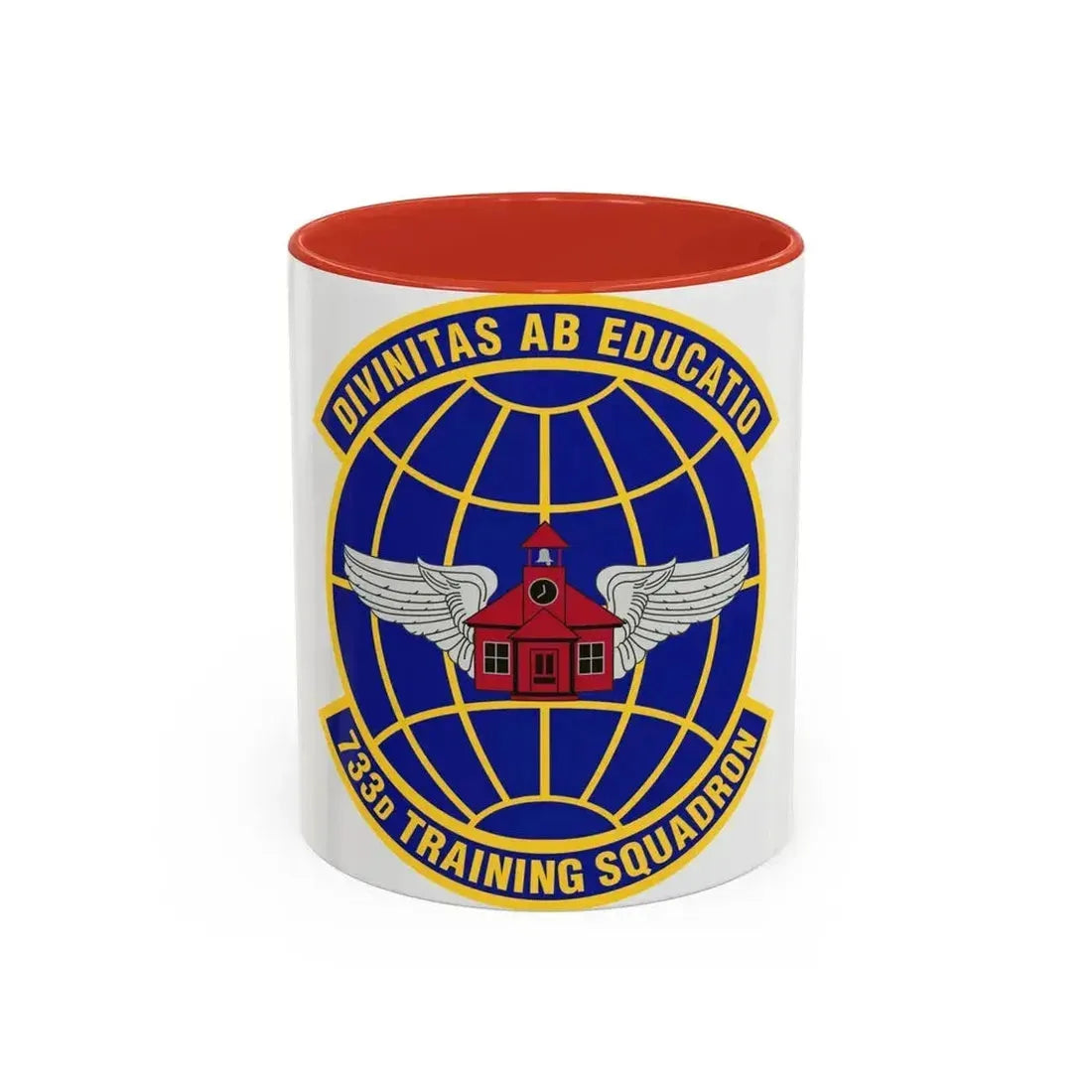 733 Training Squadron AFRC (U.S. Air Force) Accent Coffee Mug 11oz Red - Go Mug Yourself