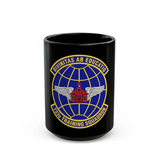 733 Training Squadron AFRC (U.S. Air Force) Black Coffee Mug 15oz - Go Mug Yourself