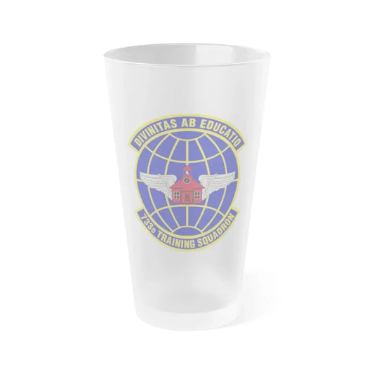 733 Training Squadron AFRC (U.S. Air Force) Frosted Pint Glass 16oz 16oz Frosted - Go Mug Yourself