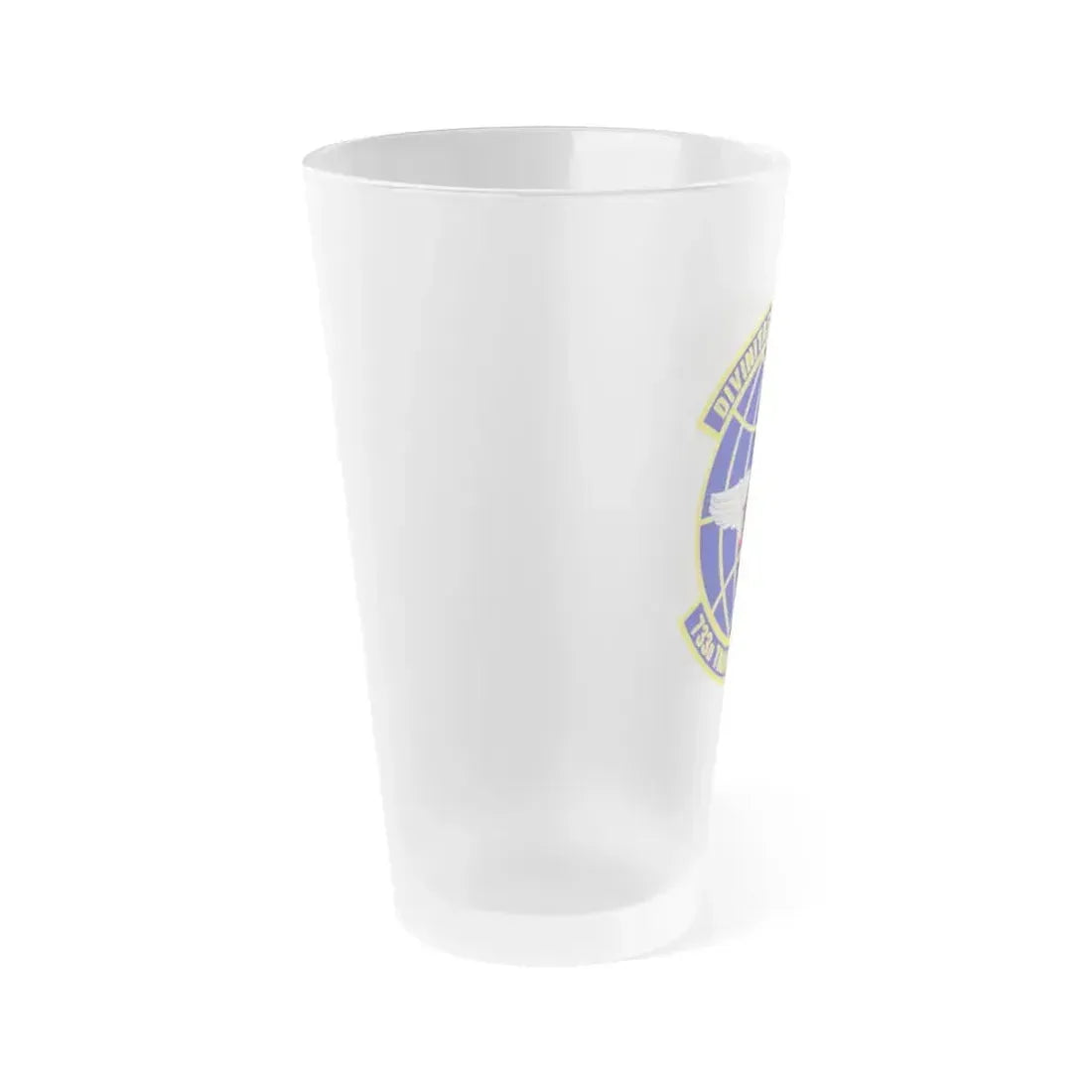 733 Training Squadron AFRC (U.S. Air Force) Frosted Pint Glass 16oz - Go Mug Yourself