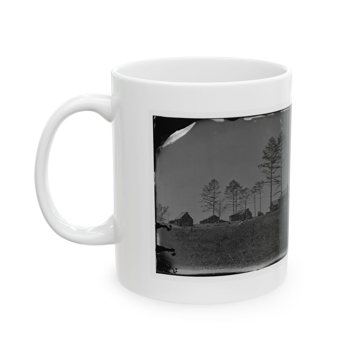 Manassas, Va. Confederate Winter Quarters (U.S. Civil War) White Coffee Mug