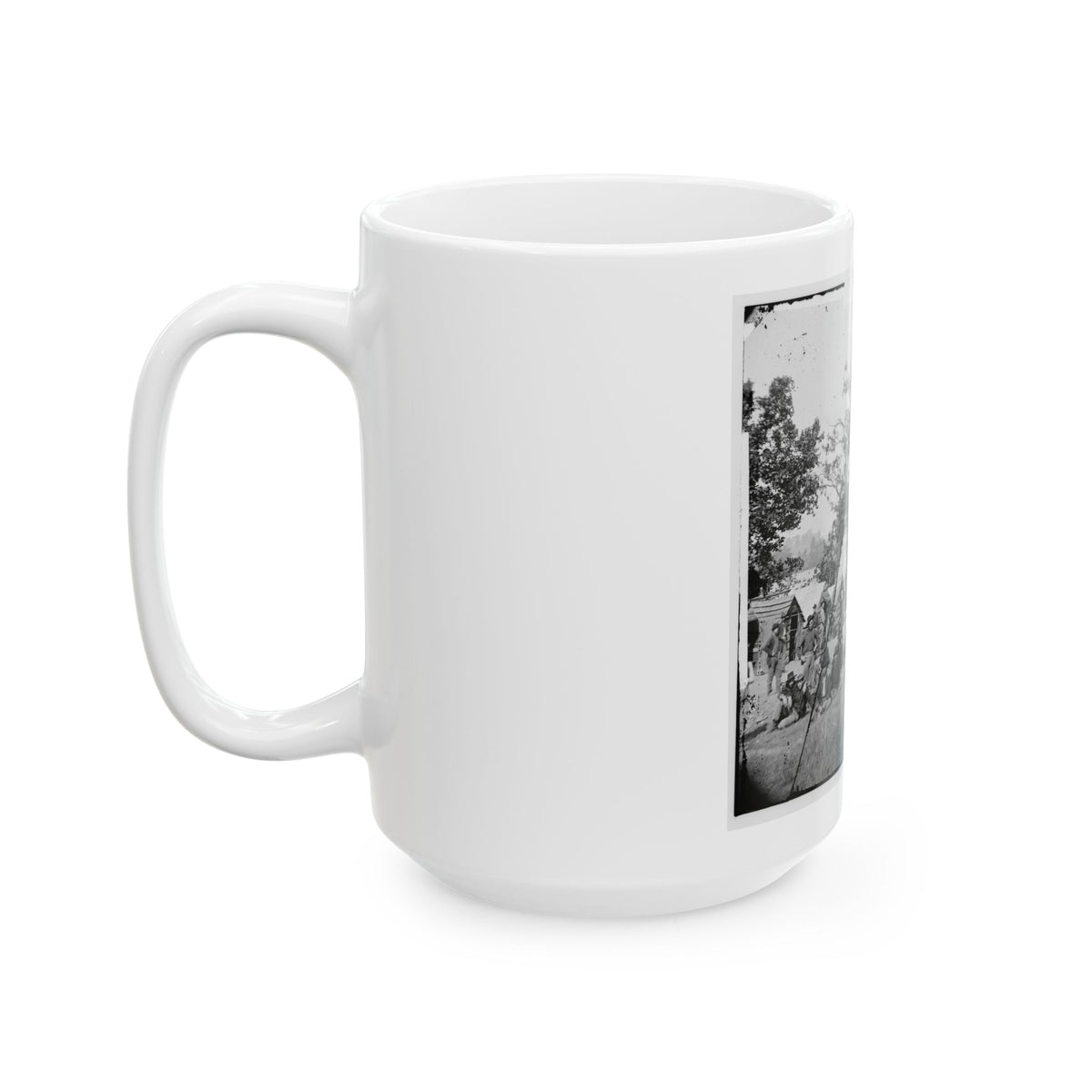 Chattanooga, Tenn., Vicinity. Federal Camp By The Tennessee  River (U.S. Civil War) White Coffee Mug