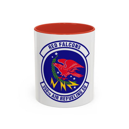 350 Air Refueling Squadron AMC (U.S. Air Force) Accent Coffee Mug
