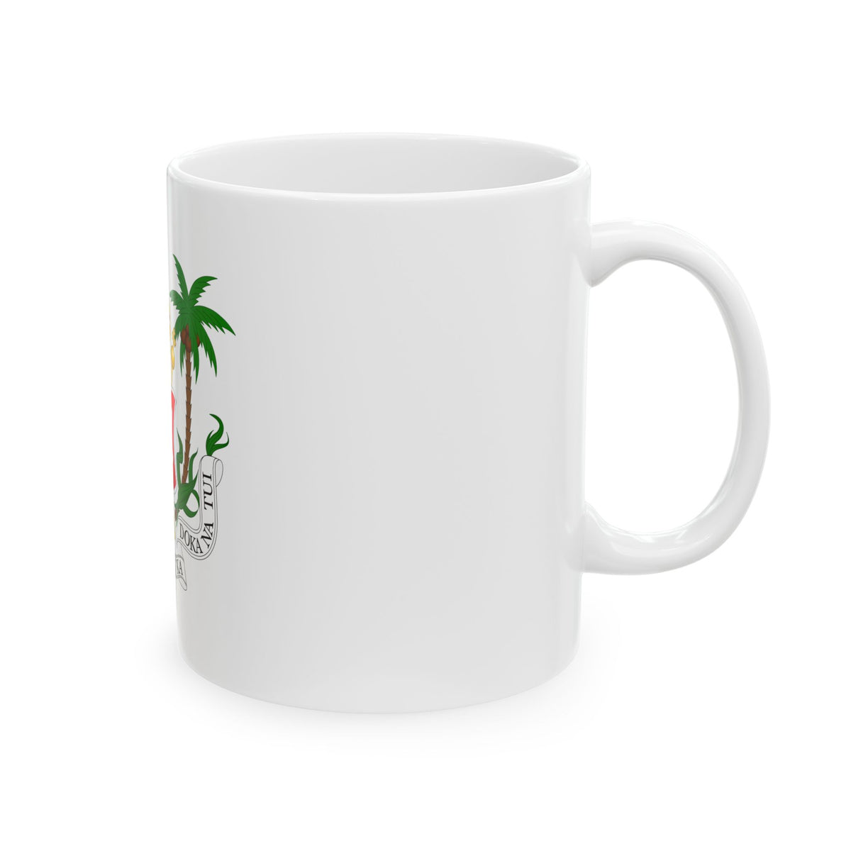 Coat of arms of the Kingdom of Fiji (1871-1874) - White Coffee Mug