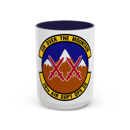 20 Air Support Operations Squadron ACC (U.S. Air Force) Accent Coffee Mug