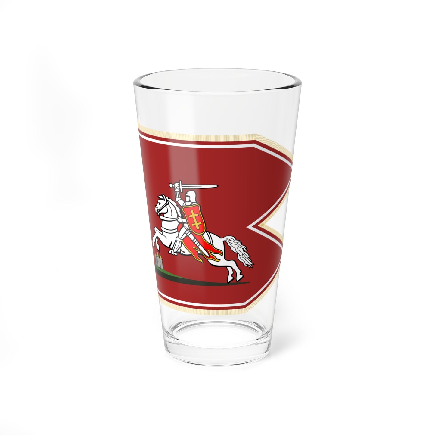 Flag of the Slonim County 1764-1792 (Belarus) (Coat of Arms) Pint Glass 16oz