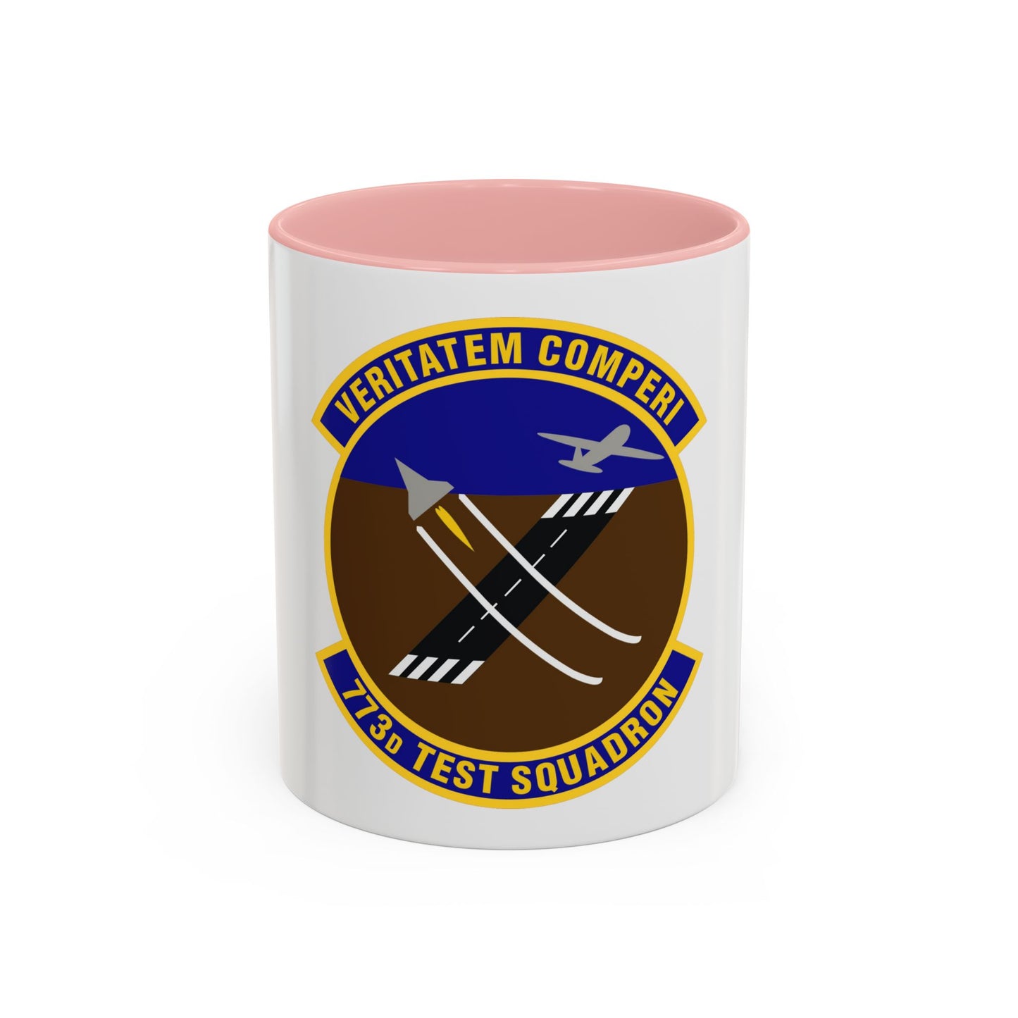 773 Test Squadron AFMC (U.S. Air Force) Accent Coffee Mug