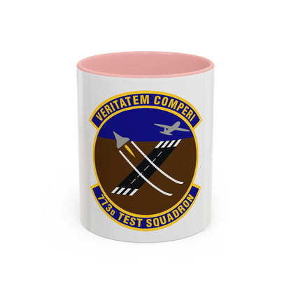 773 Test Squadron AFMC (U.S. Air Force) Accent Coffee Mug