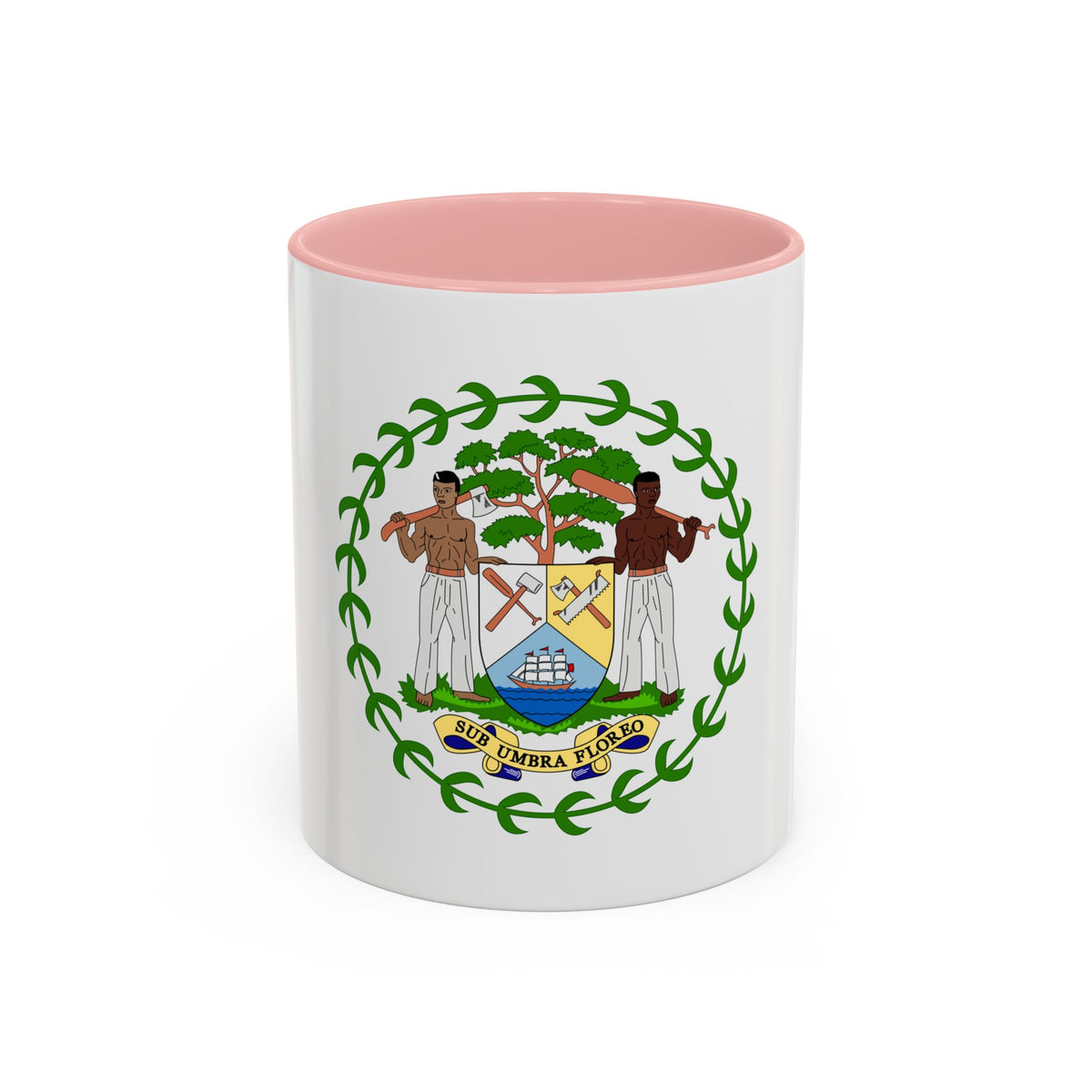 Coat of arms of Belize - Accent Coffee Mug
