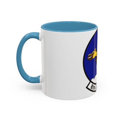 8th Airlift Squadron (U.S. Air Force) Accent Coffee Mug