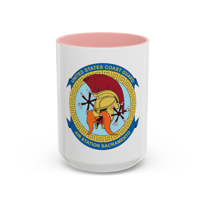 USCG AS Sacramento CA (U.S. Coast Guard) Accent Coffee Mug