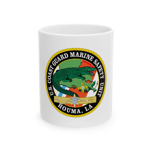 USCG Marine Safety Unit Houma LA (U.S. Coast Guard) White Coffee Mug
